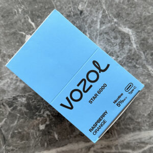 Vozol Star 6000 Raspberry Orange 💨 ‣ Only 14€👍