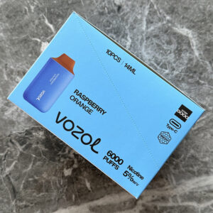 Vozol Star 6000 Raspberry Orange 💨 ‣ Only 14€👍