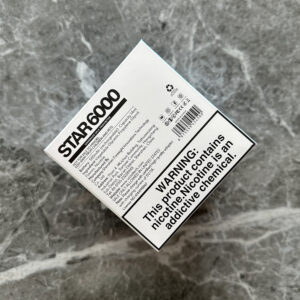 Vozol Star 6000 Raspberry Orange 💨 ‣ Only 14€👍