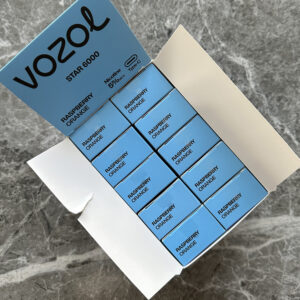Vozol Star 6000 Raspberry Orange 💨 ‣ Only 14€👍