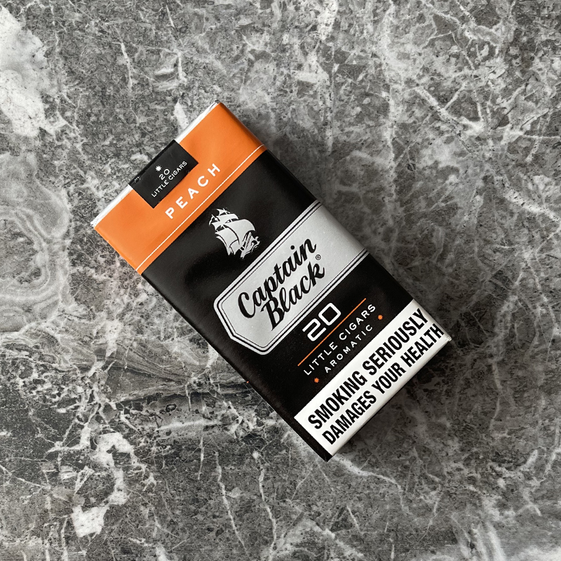 Captain Black Peach Little Cigars ‣ Duty Free Price ‣ 6€👍