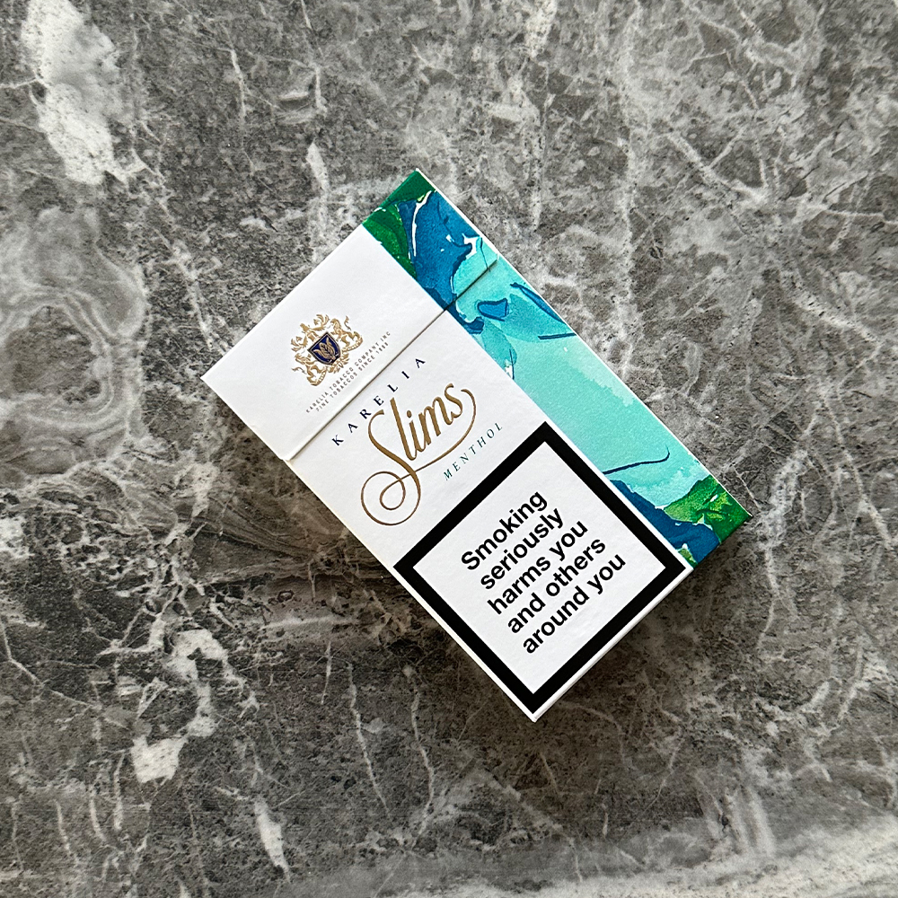 Karelia Slims Menthol 🍂 ‣ Duty Free Price ‣ Only 4€👍