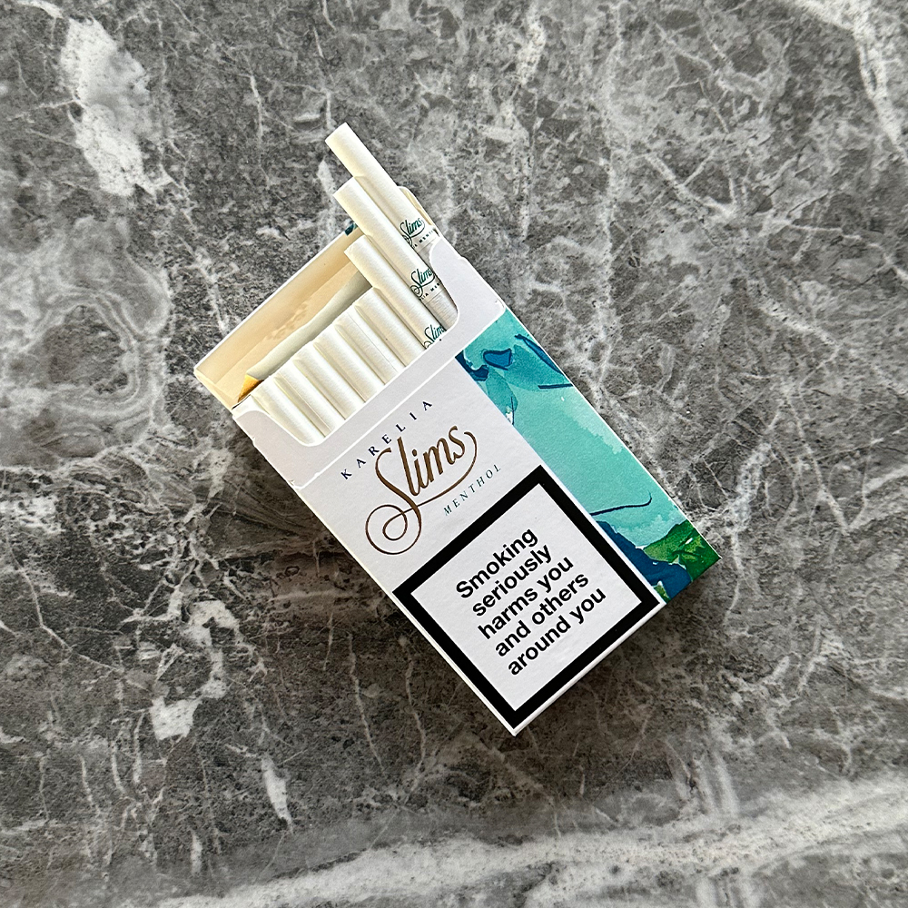 Karelia Slims Menthol 🍂 ‣ Duty Free Price ‣ Only 4€👍