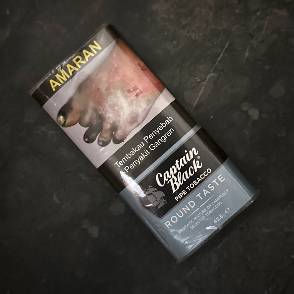 Captain Black Round Taste Pipe Tobacco 🍂 ‣ Duty Free ‣ 8€👍