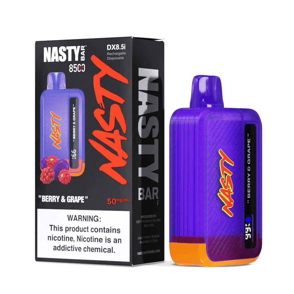 NASTY Bar 8500 Berry & Grape 💨 ‣ Disposable Vape ‣ 13€👍