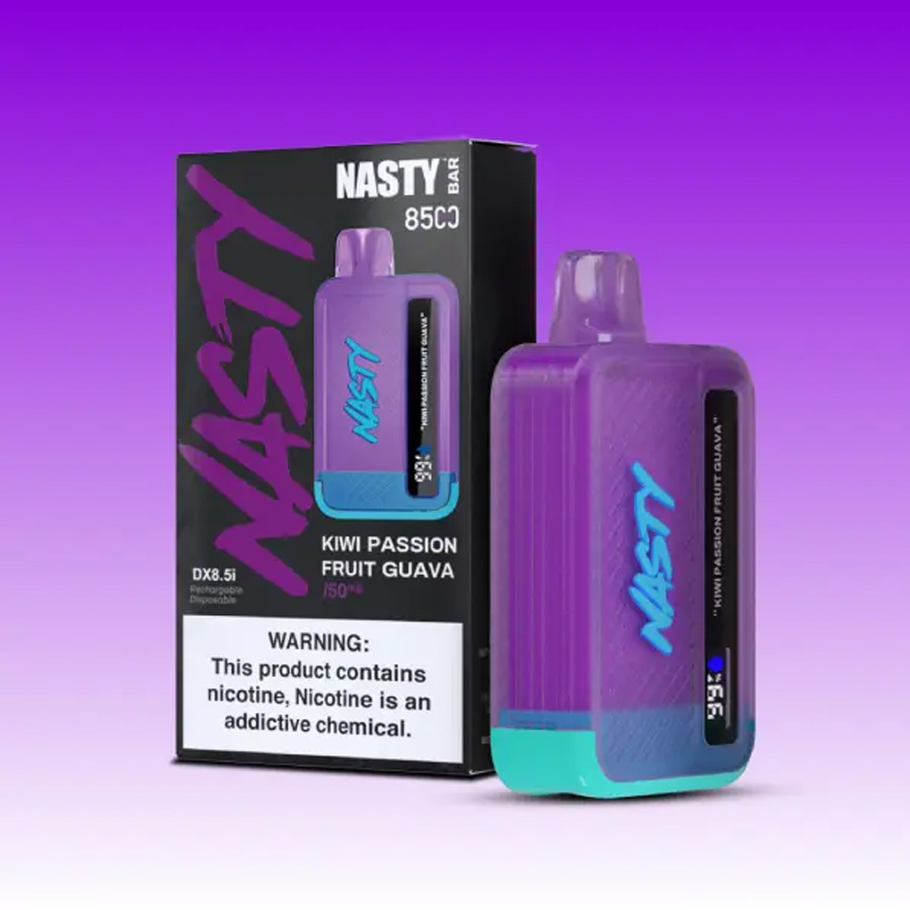 NASTY Bar 8500 Kiwi Passion Fruit Guava 💨 ‣ Vape ‣ 13€👍