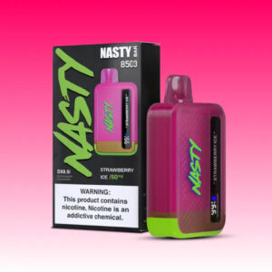 NASTY Bar 8500 Strawberry Ice 💨 ‣ Disposable Vape ‣ 13€👍