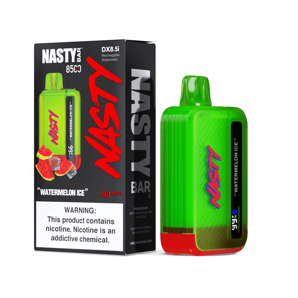 NASTY Bar 8500 Watermelon Ice 💨 ‣ Disposable Vape ‣ 13€👍
