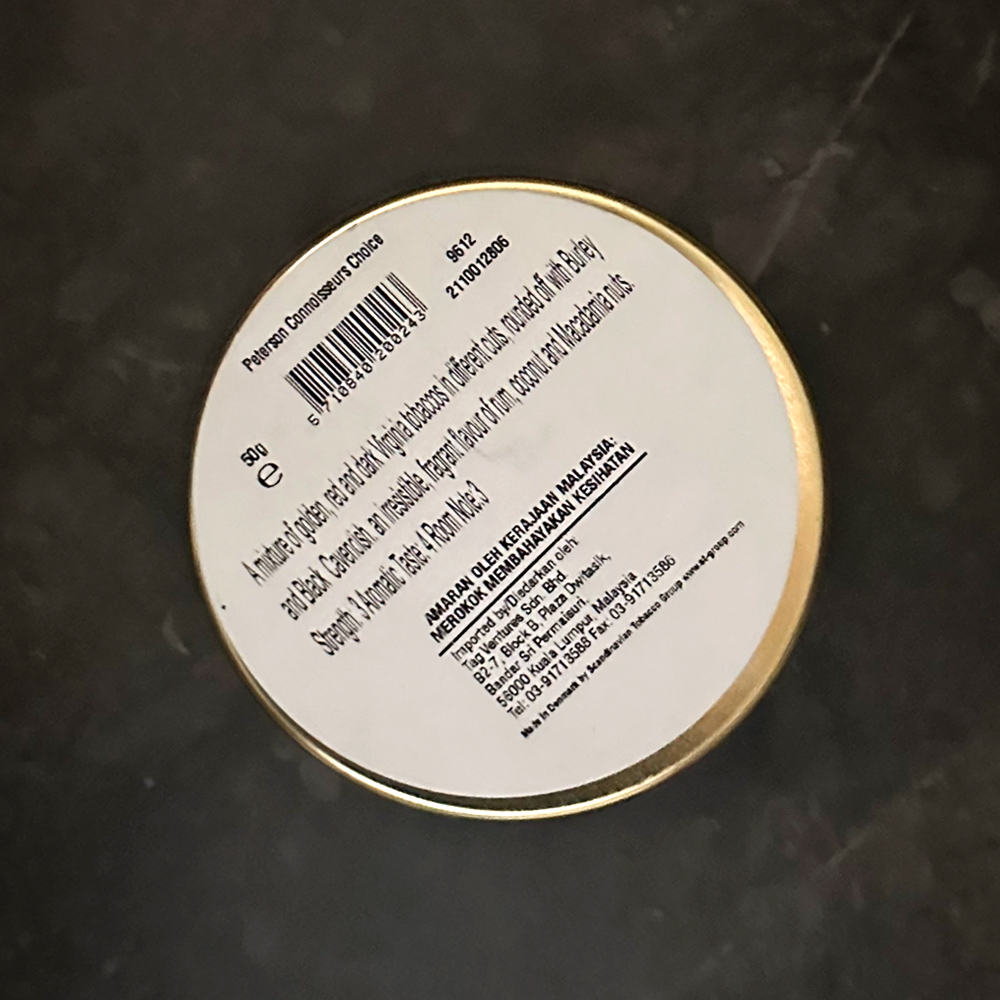 Peterson Connoisseur's Choice 50g Tin 🍂 ‣ Pipe Tobacco 14€