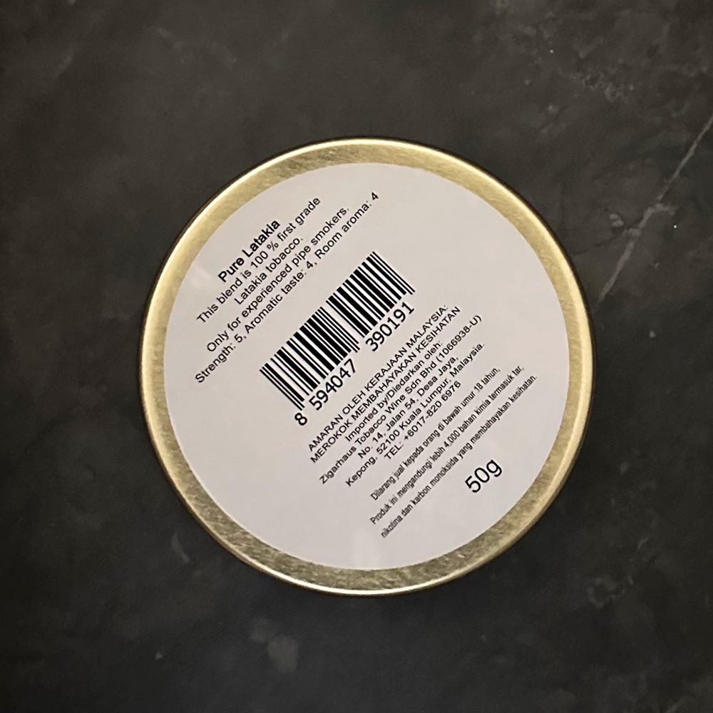 Stanislaw Pure Latakia 50g Tin 🍂 ‣ Pipe Tobacco ‣ 14€👍