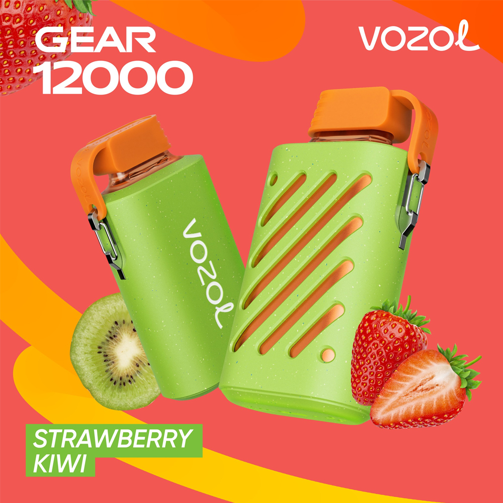 Vozol Gear 12000 Strawberry Kiwi 💨 ‣ Vape ‣ Only 15€👍