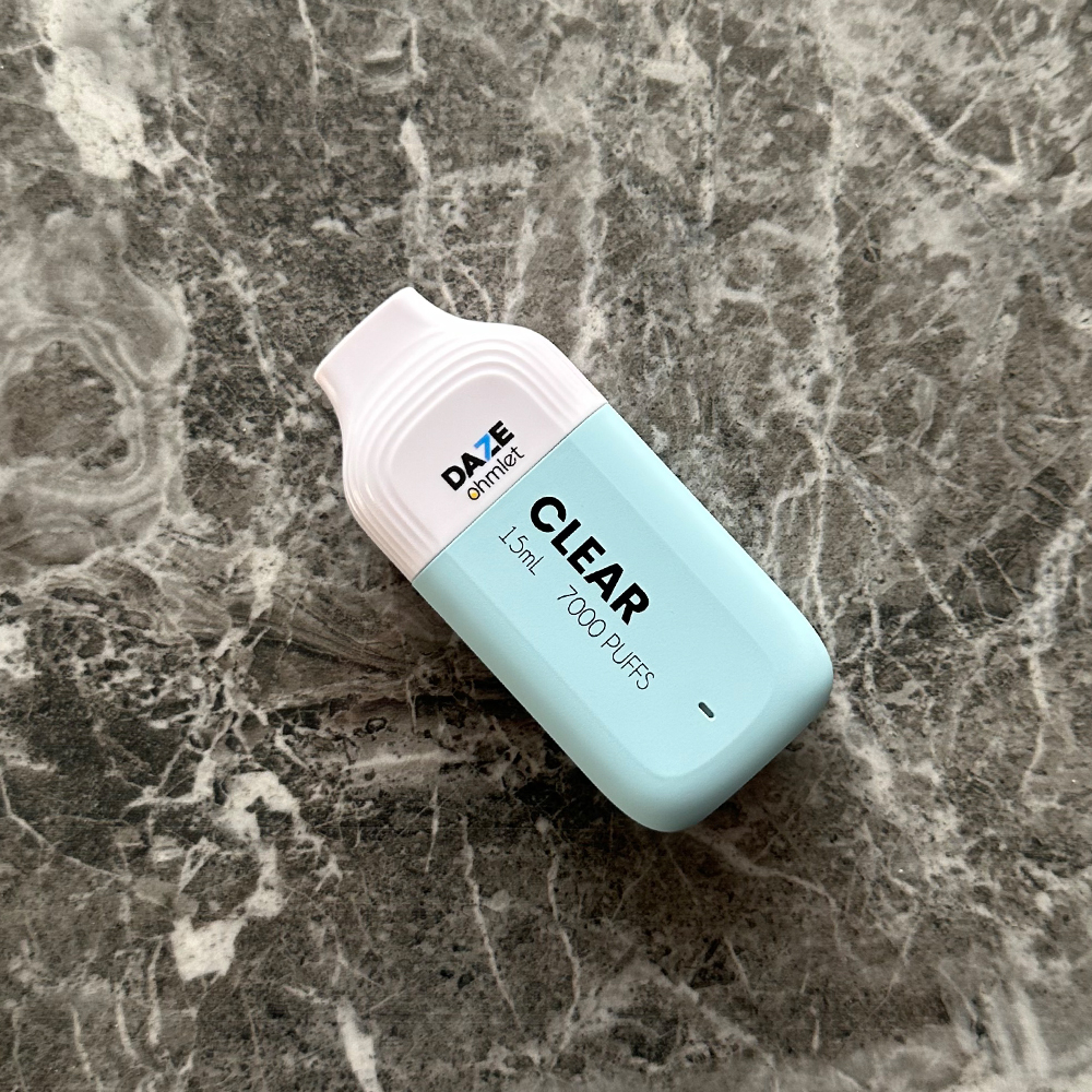 7 Daze Ohmlet Clear ‣ 7000 Puffs Disposable Vape 💨