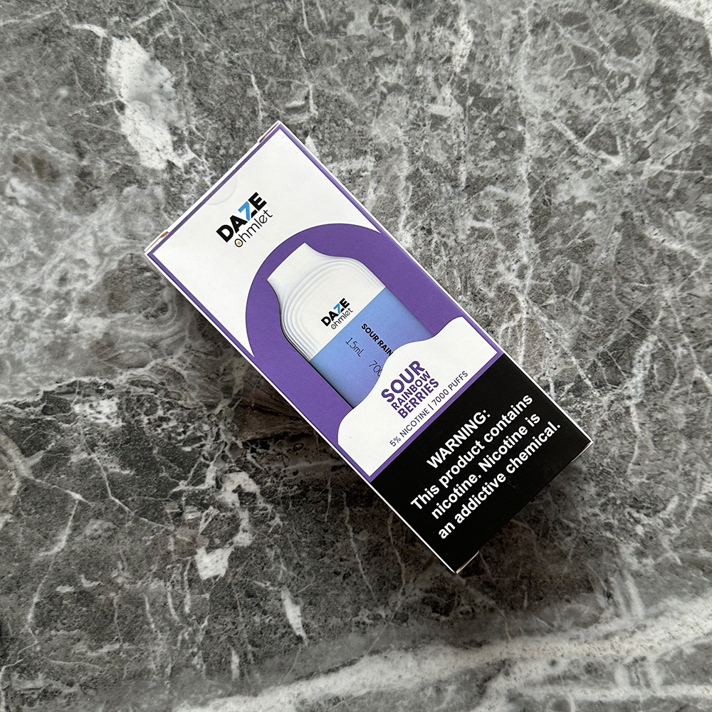 7 Daze Ohmlet Sour Rainbow Berries ‣ Disposable Vape 💨