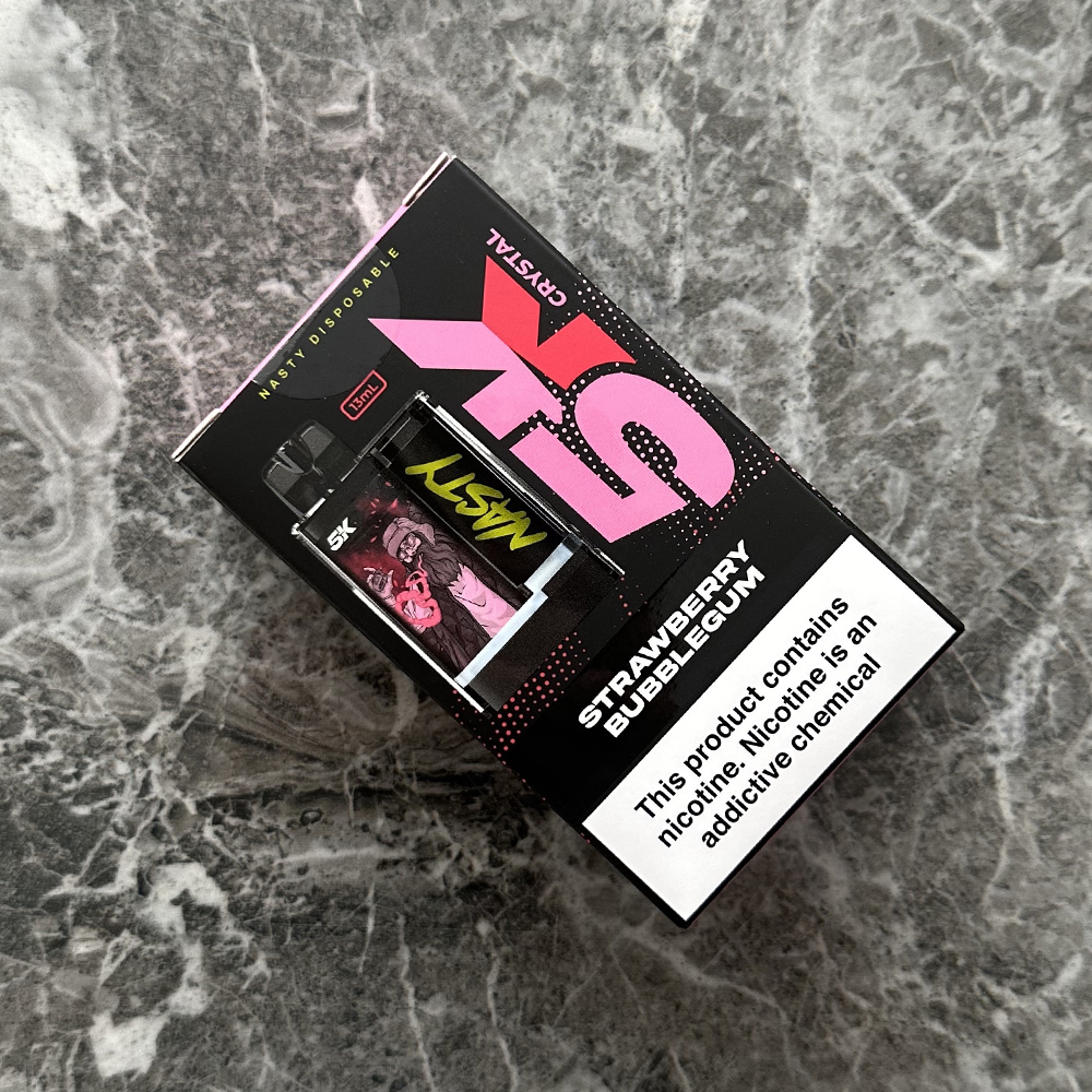 NASTY 5K Crystal Strawberry Bubblegum 💨 ‣ 14€👍