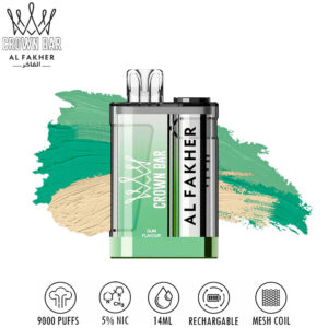 Al Fakher Crown Bar 9000 - Gum Flavour 💨 ‣ Only 15€👍