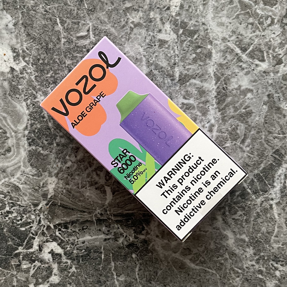 Vozol Star 6000 Aloe Grape 💨 ‣ Only 14€👍