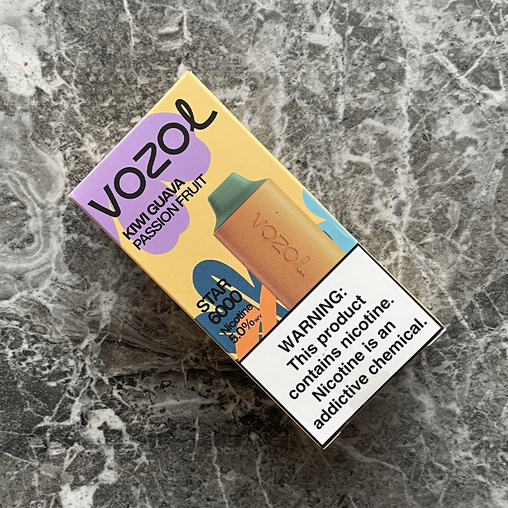 Vozol Star 6000 Kiwi Guava Passion Fruit 💨 ‣ Only 14€👍