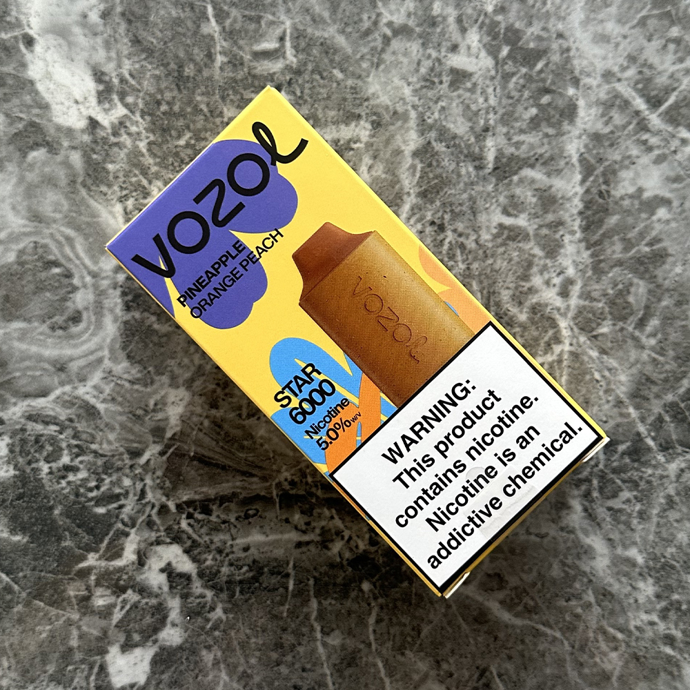 Vozol Star 6000 Pineapple Orange Peach 💨 ‣ Only 14€👍