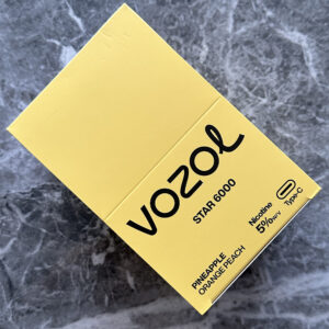 Vozol Star 6000 Pineapple Orange Peach 💨 ‣ Only 14€👍