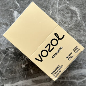 Vozol Star 6000 Pineapple Strawberry Banana 💨 ‣ Only 14€👍