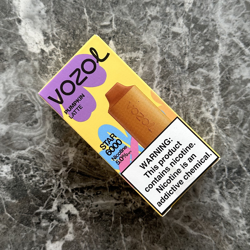Vozol Star 6000 Pumpkin Latte 💨 ‣ Only 14€👍