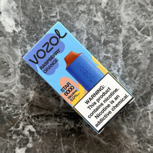 Vozol Star 6000 Raspberry Orange 💨 ‣ Only 14€👍