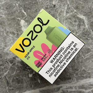 Vozol Star 6000 Sour Apple Ice 💨 ‣ Only 14€👍