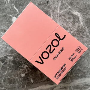 Vozol Star 6000 Strawberry Raspberry 💨 ‣ Only 14€👍