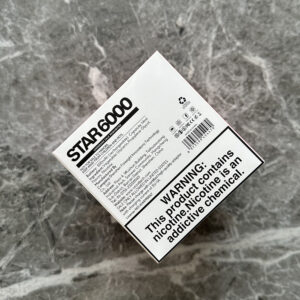 Vozol Star 6000 Strawberry Raspberry 💨 ‣ Only 14€👍