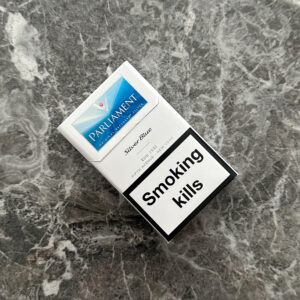 Parliament Silver Blue 🍂 ‣ Duty Free Price ‣ Only 6€👍