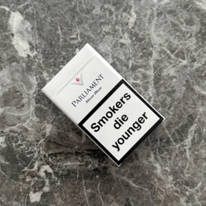 Parliament Silver Blue 🍂 ‣ Duty Free Price ‣ Only 6€👍