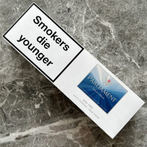 Parliament Silver Blue 🍂 ‣ Duty Free Price ‣ Only 6€👍