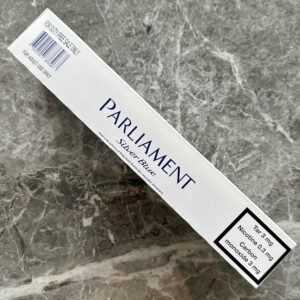 Parliament Silver Blue 🍂 ‣ Duty Free Price ‣ Only 6€👍