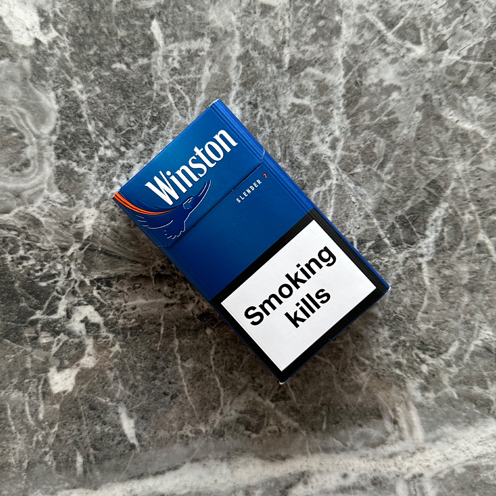 Winston Slender Blue 🍂 ‣ Duty Free Price ‣ Only 6€👍