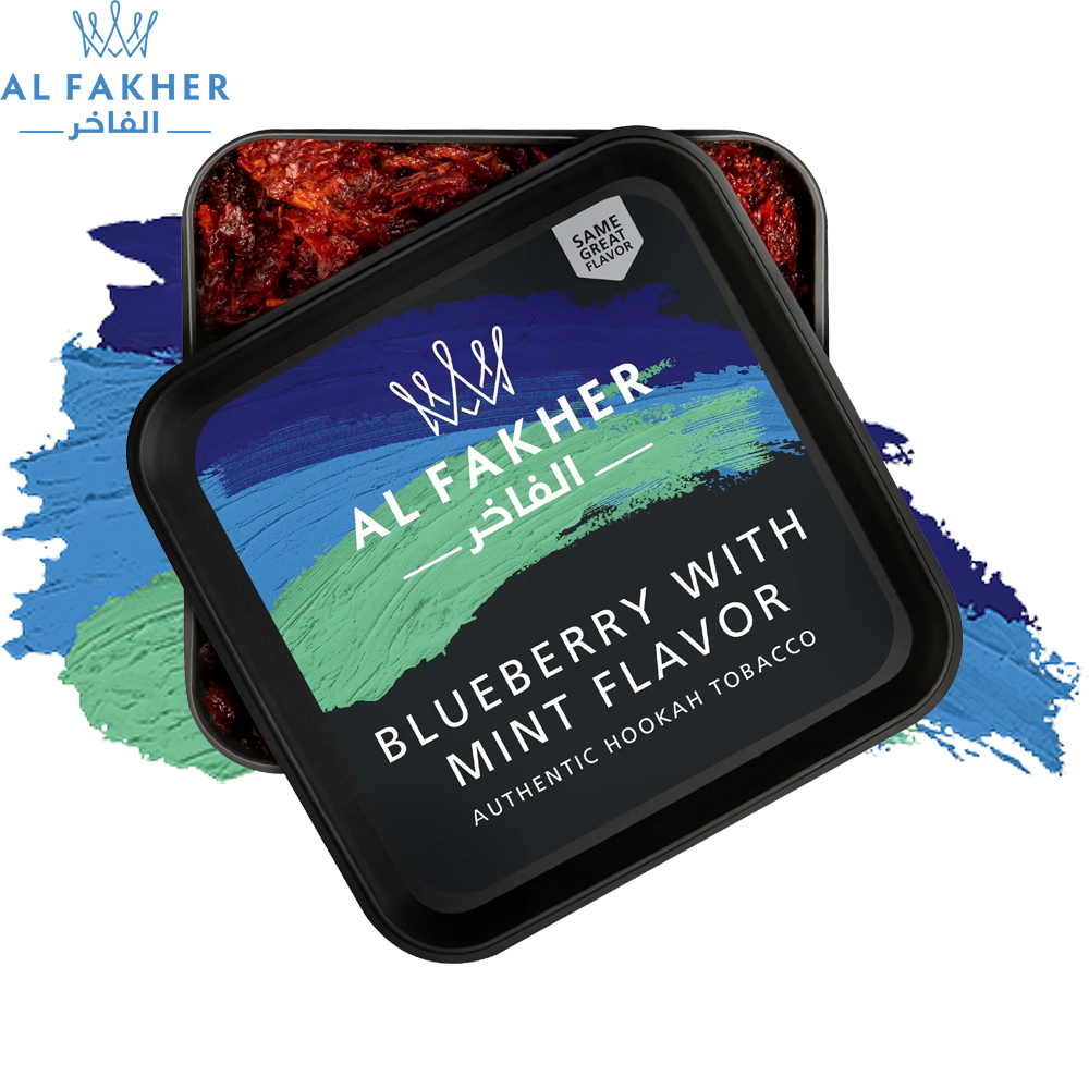 Al Fakher Blueberry With Mint 1000g 🍂 ‣ Only 40€ 👍