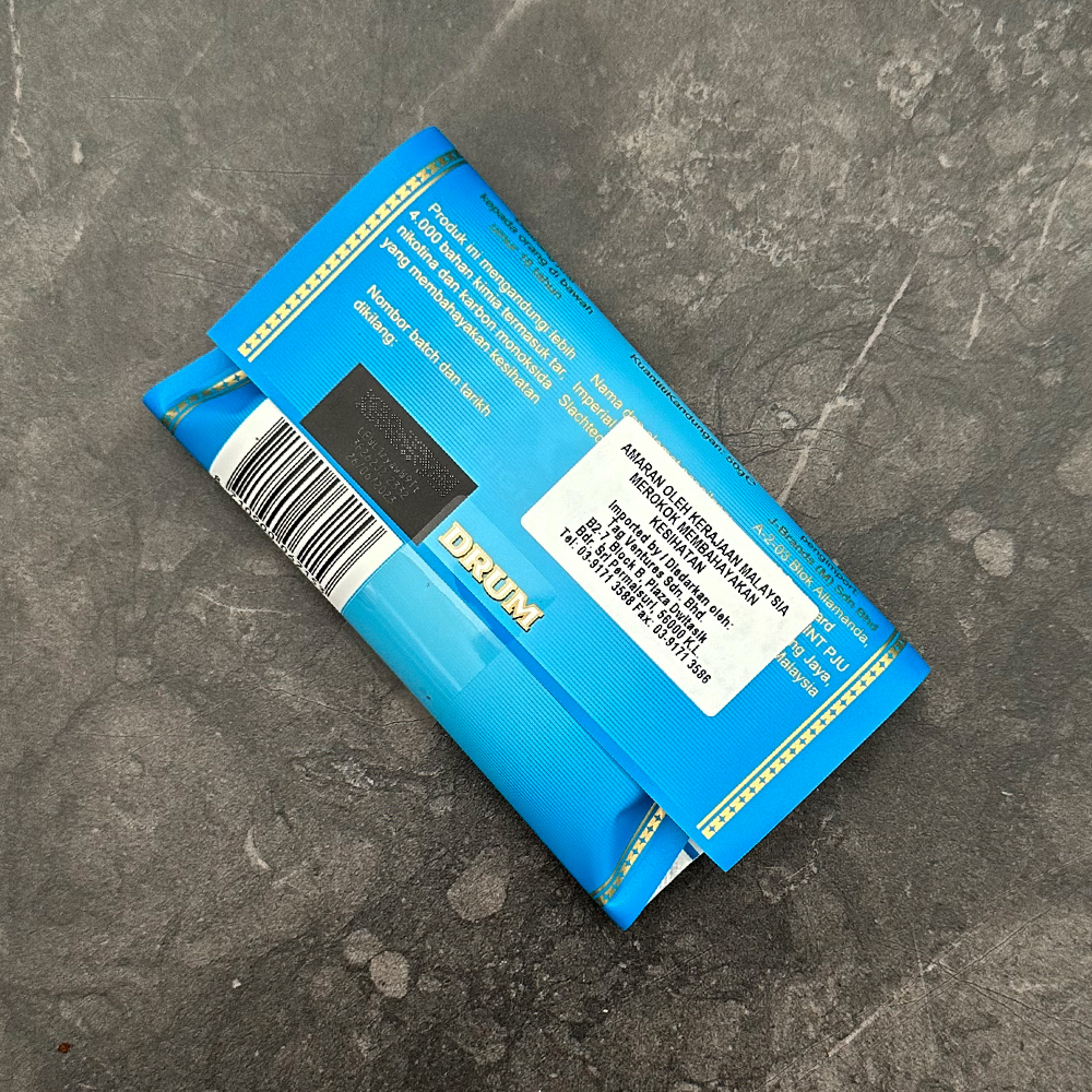 Drum Bright Blue 50g 🍂 ‣ Duty Free Price ‣ Only 12€👍