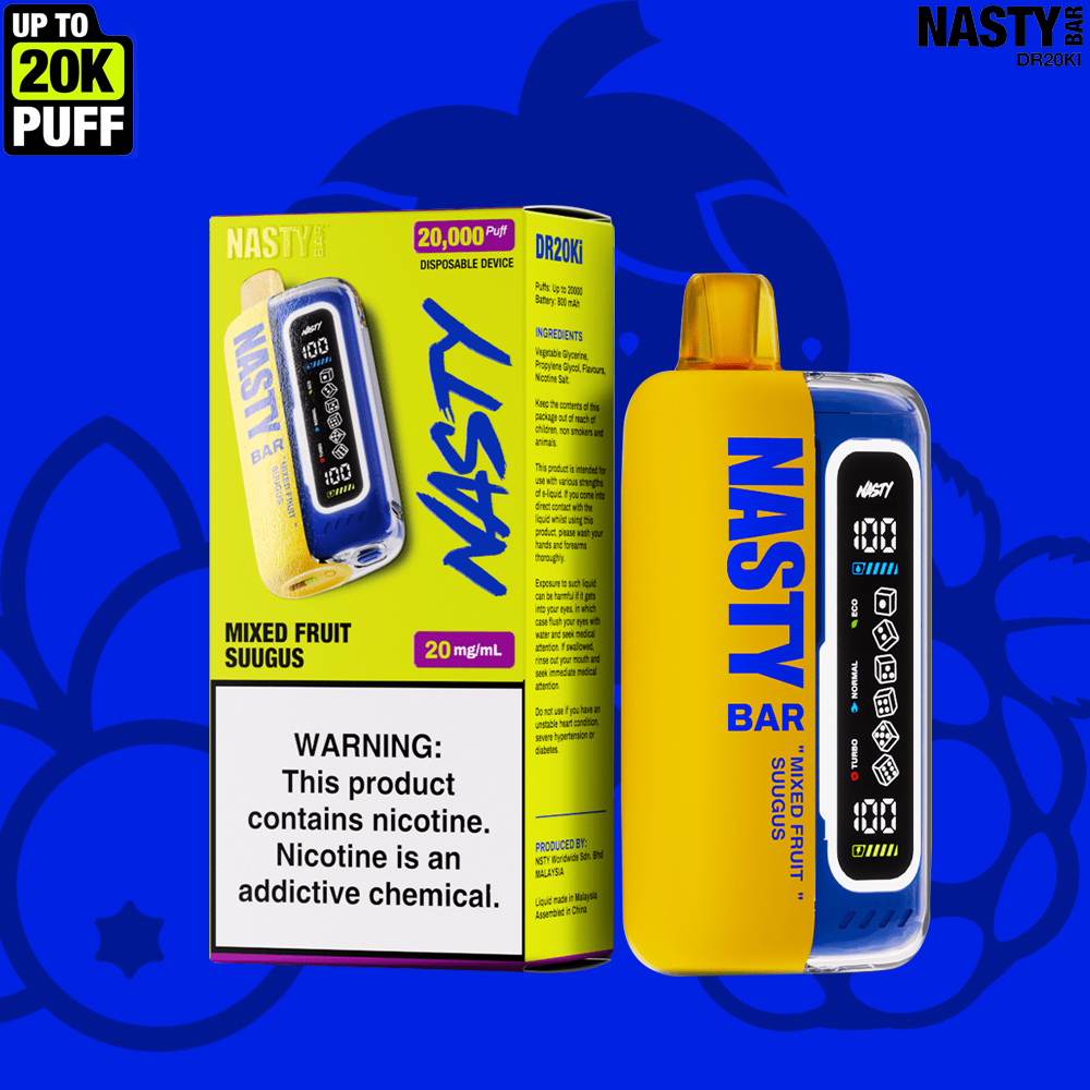NASTY Bar DR20Ki Mixed Fruit Suugus 💨 ‣ Disposable Vape 👍