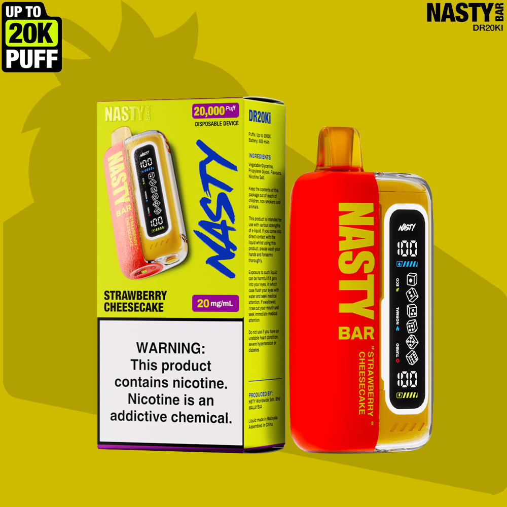 NASTY Bar DR20Ki Strawberry Cheesecake 💨 ‣ Disposable Vape