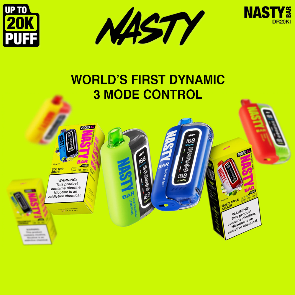 NASTY Bar DR20Ki 💨 ‣ Disposable Vape 👍