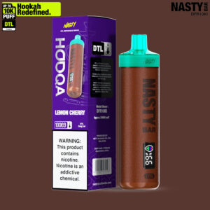 NASTY Hooqa DFR10Ki Lemon Cherry 💨 ‣ Disposable Vape 👍