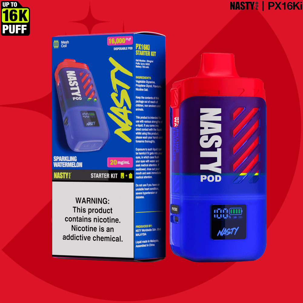 NASTY Pod PX16Ki Sparkling Watermelon – Starter Kit 👍