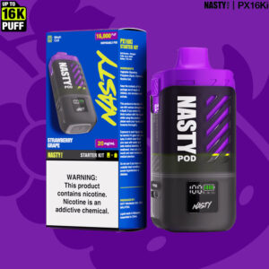 NASTY Pod PX16Ki Strawberry Grape – Starter Kit ‣ Vape 👍