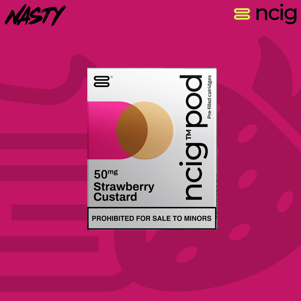 Ncig Pro Npod - Strawberry Custard ‣ NPod Flavour 👍