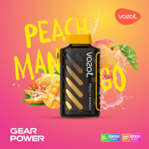 Vozol Gear Power 20000 Peach Mango 💨 ‣ Vape ‣ Only 9€ 👍
