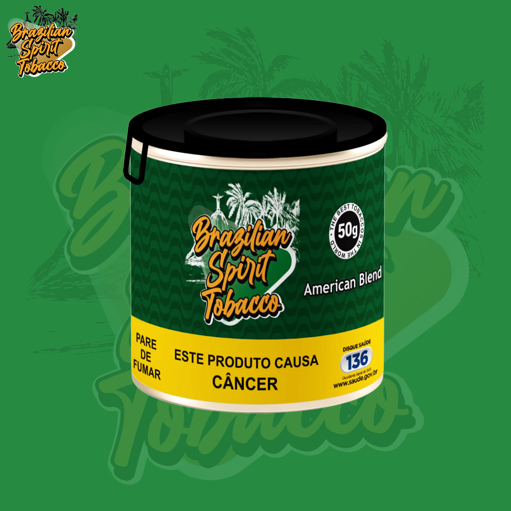 Brazilian Spirit Tobacco American Blend 50g Can 🍂 ‣ 15€👍