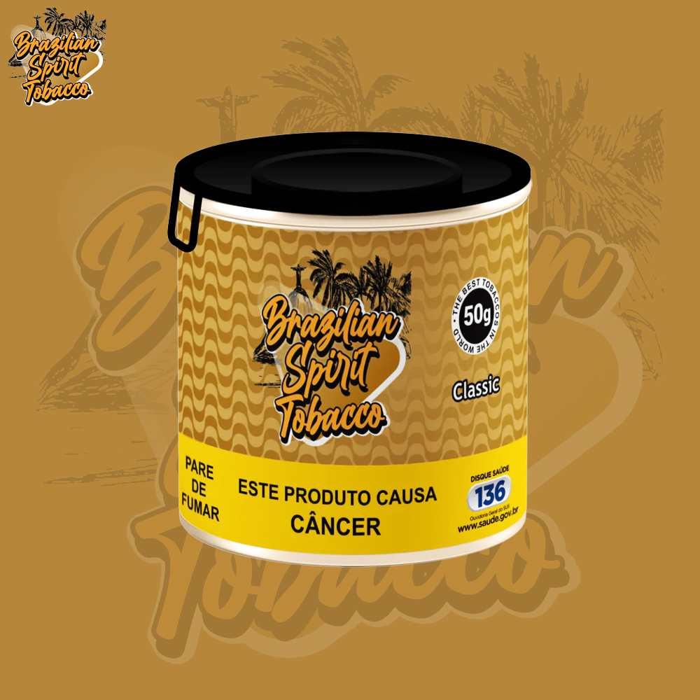 Brazilian Spirit Tobacco Classic 50g Can 🍂 ‣ Only 15€👍
