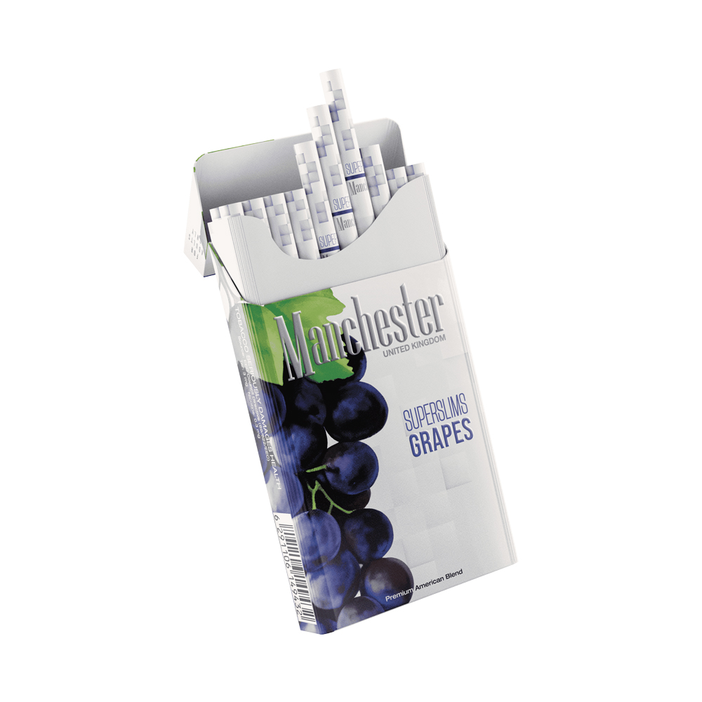 Manchester SuperSlims Grape 🍂 ‣ Duty Free Price ‣ Only 5€👍