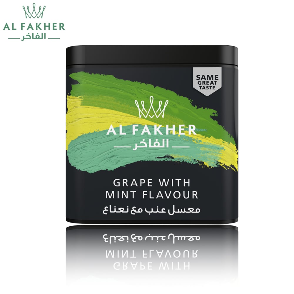 Al Fakher Grape With Mint 1000g 🍂 ‣ Only 40€ 👍