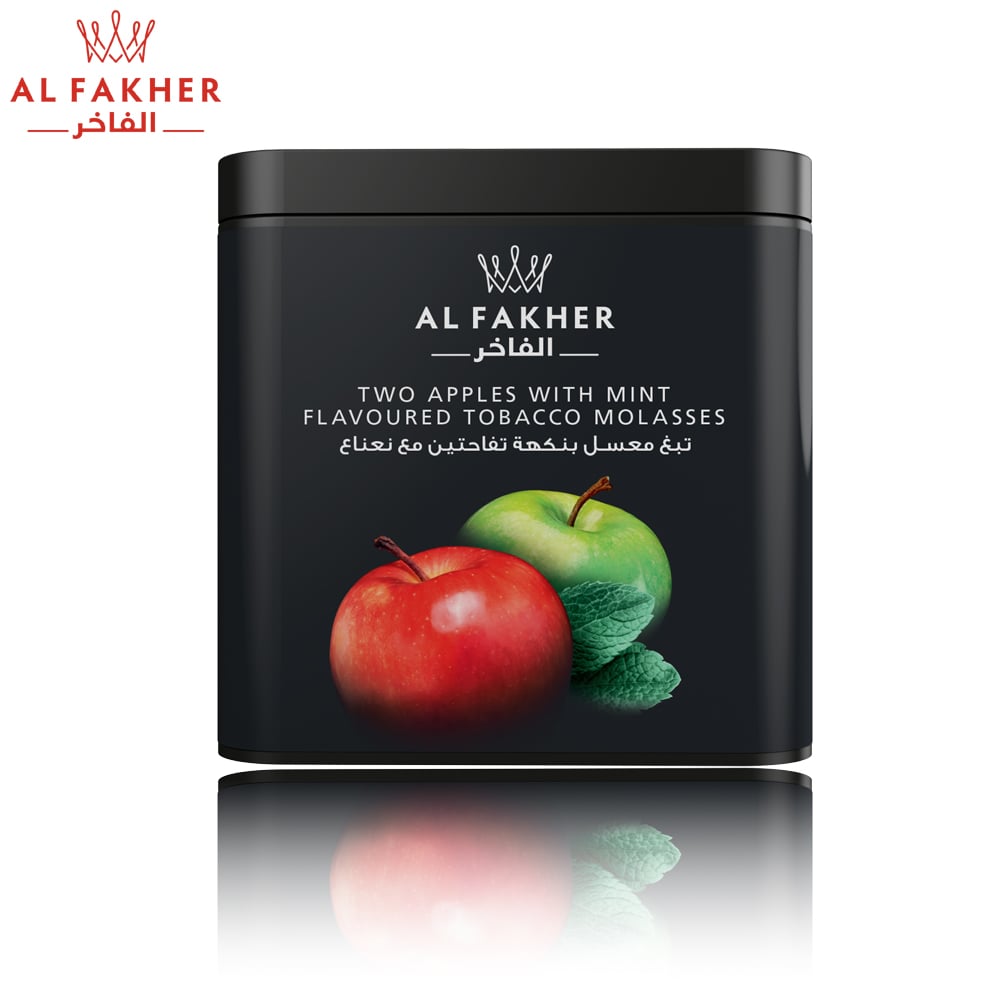 Al Fakher Two Apples With Mint 1000g 🍂 ‣ Only 40€ 👍